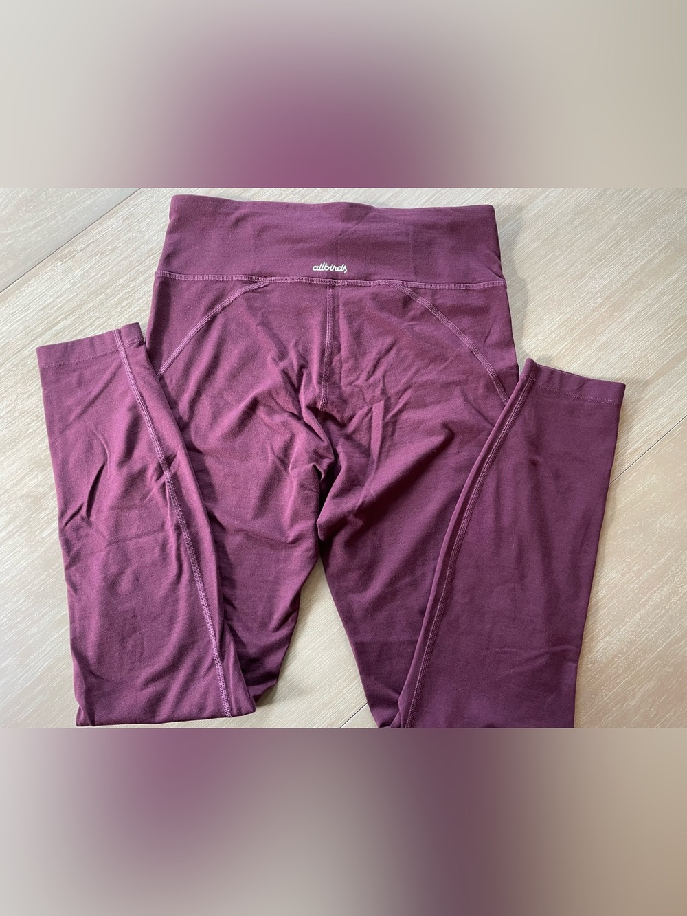 allbirds Women's Leggings in Deep Plum - Picture 4 of 7